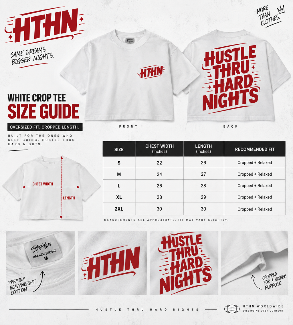 HTHN ( HEATHEN) WHITE OVERSIZED CROP SHIRT