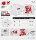 HTHN ( HEATHEN) WHITE OVERSIZED CROP SHIRT